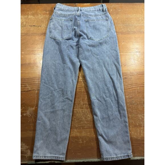 Guess Jeans Womens 28 Light Wash Denim High Rise Tapered Mom Jeans Vintage Y2K - Picture 6 of 6